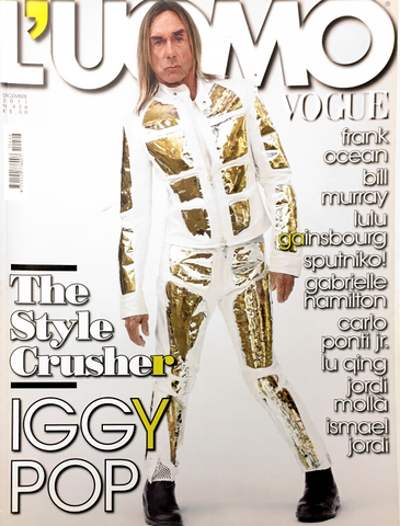 L'UOMO VOGUE Magazine December 2011 IGGY POP Lulu Gainsbourg FRANK OCEAN
