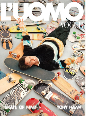 L'Uomo VOGUE Magazine May 2021 TONY HAWK Brand New COVER 1