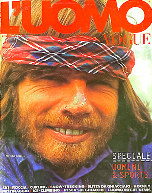 L'UOMO VOGUE Magazine October 1981 REINHOLD MESSNER