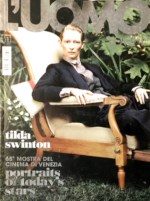 L'UOMO VOGUE Magazine September 2008 TILDA SWINTON Sean Penn HAYAO MIYAZAKI