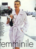 ELLE Magazine Italia March 1995 DANIELA PESTOVA Amy Wesson USCHI OBERMAIER