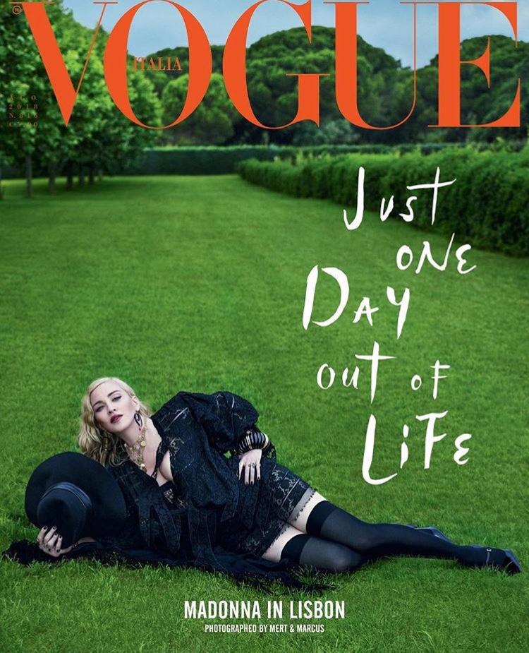 MADONNA by Mert & Marcus VOGUE Magazine Italia August 2018 NEW Sealed COVER 2
