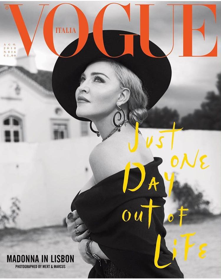 MADONNA by Mert & Marcus VOGUE Magazine Italia August 2018 COVER 1 NEW Sealed