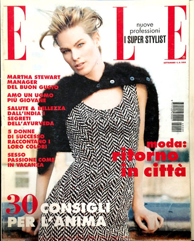 ELLE Magazine Italia September 1996 MEGHAN DOUGLAS Angela Basset MICHELE HICKS