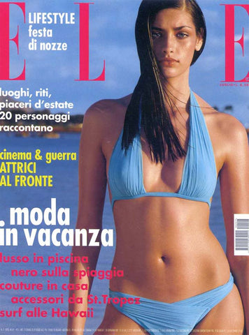 ELLE Magazine Italia July 2001 MEGAN EWING Katarina Alkhimova CELESTA HODGES Swimsuit