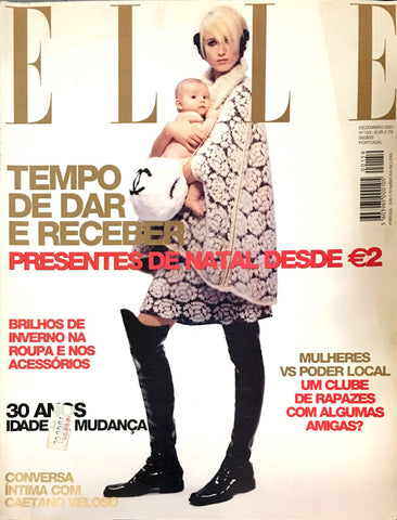 ELLE Magazine Portugal December 2001 GIOVANNI GASTEL Drena De Niro IRIS BROSCH