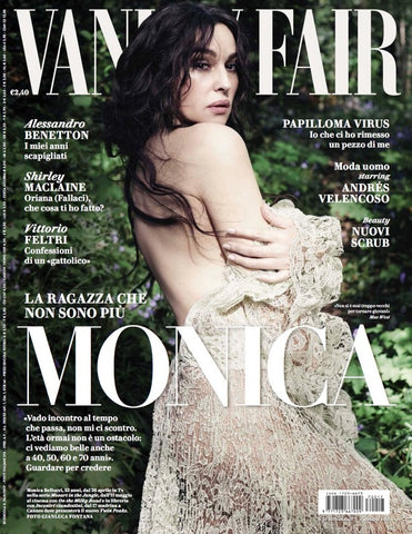 VANITY FAIR Magazine April 2017 MONCA BELLUCCI Andres Velencoso LOLA KIRKE