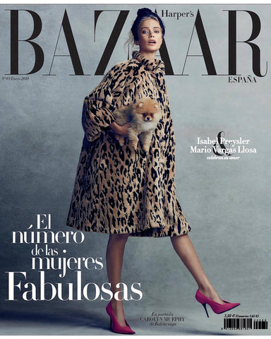 HARPER'S BAZAAR Magazine Spain 2018 CAROLYN MURPHY Isabel Preysler NAJWA NIMRI