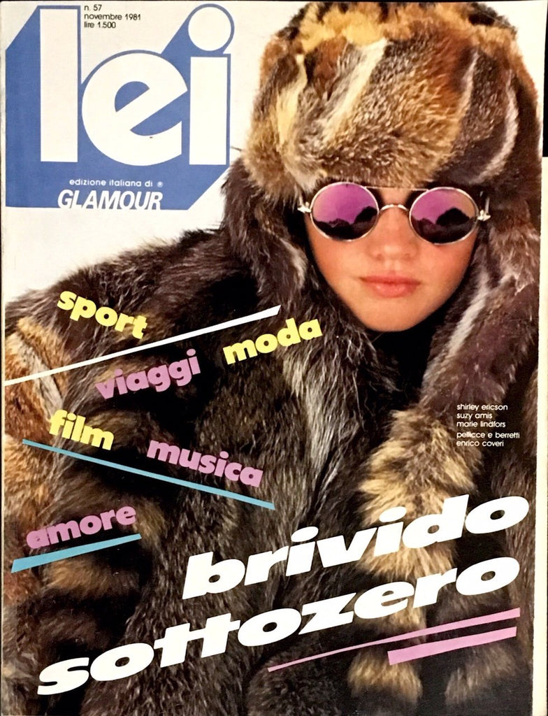 LEI Vintage Magazine November 1981 SUZY AMIS Bruce Weber STEVEN MEISEL Marie Lindfors - magazinecult