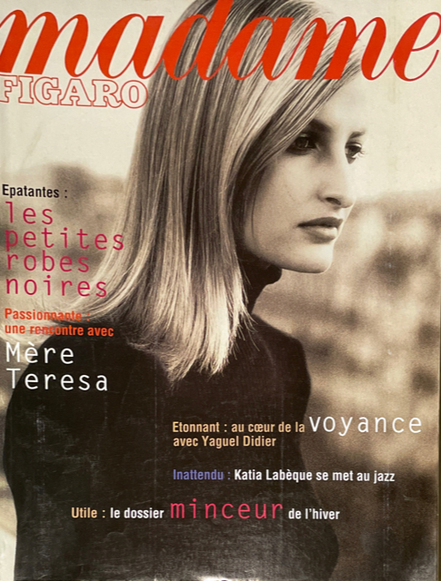 MADAME FIGARO Magazine November 1995 TEREZA MAXOVA