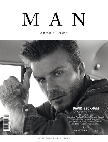 MAN ABOUT TOWN Magazine 2013 DAVID BECKHAM Clement Chabernaud CAMERON RUSSELL