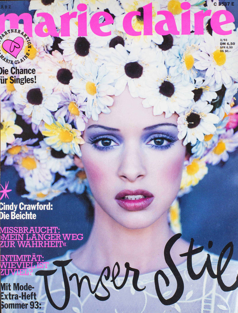 MARIE CLAIRE Germany Magazine March 1993 PATRICIA HARTMANN Yasmin Le Bon CECILIA CHANCELLOR