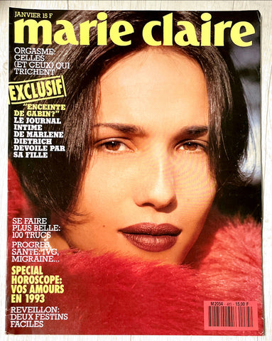 MARIE CLAIRE France Magazine January 1993 SACHA Francois Deconinck