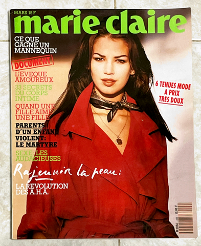 MARIE CLAIRE France Magazine March 1994 STELLA TENNANT #499
