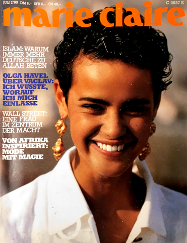 MARIE CLAIRE Germany Magazine July 1990 NADEGE Gail O'Neill HANS FEURER
