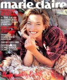 Marie Claire Italia Magazine January 1989 TATJANA PATITZ by SANTE D'ORAZIO