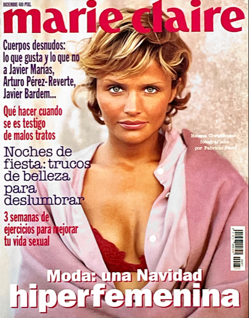 MARIE CLAIRE Magazine Spain December 1994 HELENA CHRISTENSEN Tatjana Patitz