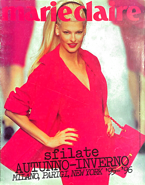 MARIE CLAIRE Italia Magazine LINDA EVANGELISTA Supplement to August 1995