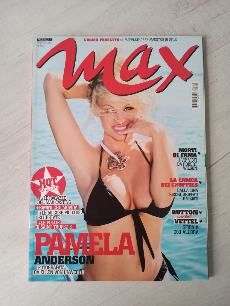 MAX Italia Magazine August 2009 PAMELA ANDERSON by ELLEN VON UNWERTH