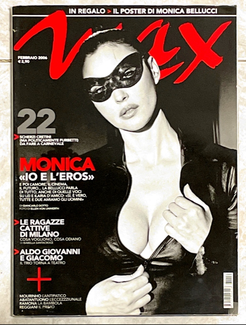 MAX Magazine Italia February 2006 MONICA BELLUCCI Primo Reggiani PARIS & NICKY HILTON