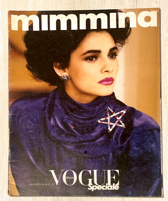 MIMMINA Vogue Italia Supplement OCTOBER 1985 Renato Grinaschi