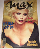 MAX Italy Magazine October 1994 NADJA AUERMANN Ashley Judd BRUCE WEBER Copperfield