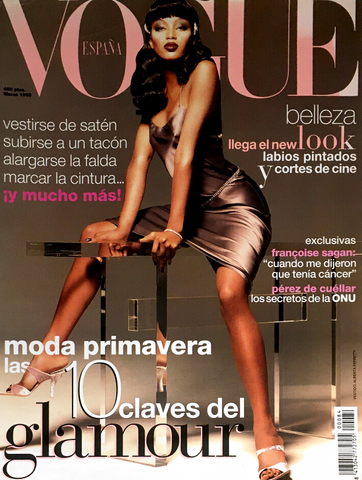 NAOMI CAMPBELL Michel Comte VOGUE Magazine Spain March 1995