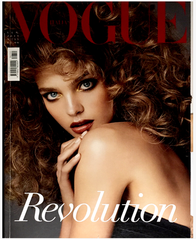 VOGUE Magazine Italia July 2013 Cover #3 NATALIA VODIANOVA in GIORGIO ARMANI