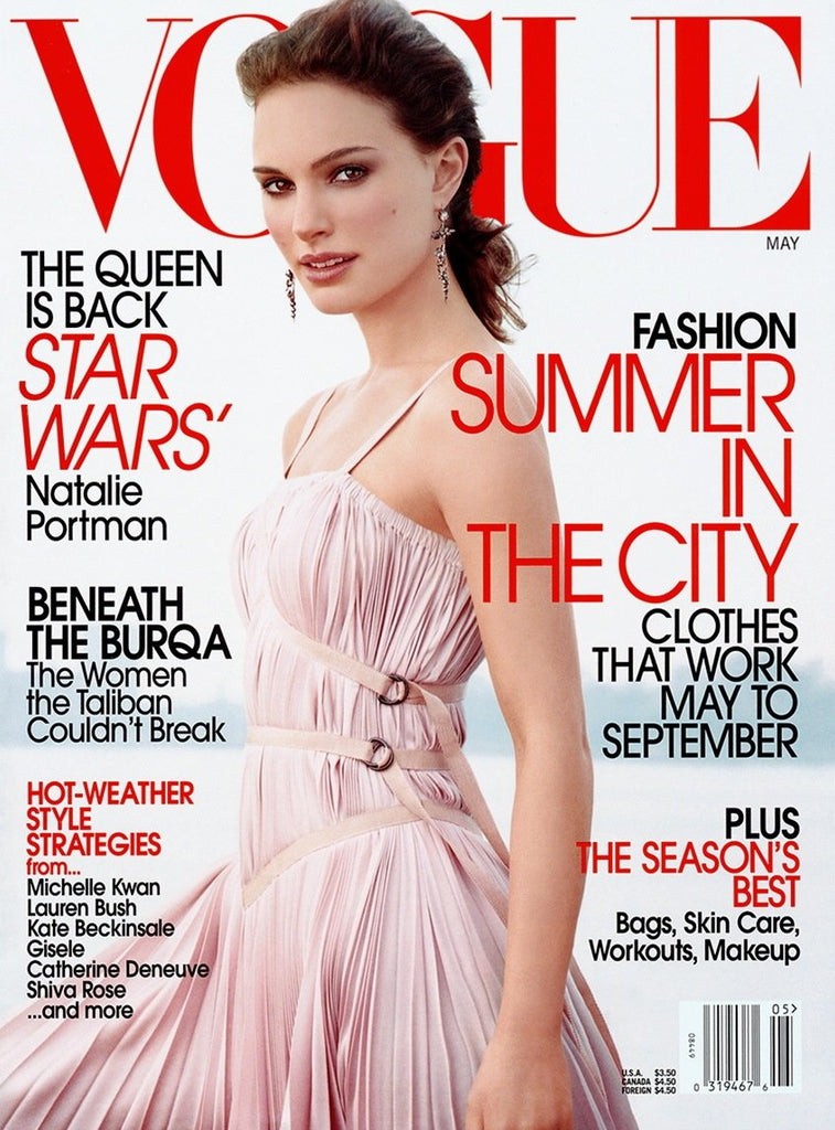 VOGUE Magazine US May 2002 NATALIE PORTMAN Linda Evangelista KAROLINA KURKOVA