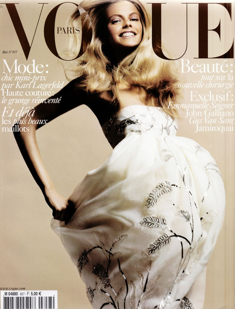 VOGUE Paris Magazine May 2005 JULIA STEGNER Raquel Zimmermann ANJA RUBIK