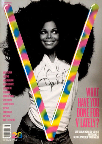 V Magazine 28 Spring 2004 JANET JACKSON Polina Kouklina DIANA DONDOE Liya Kebede