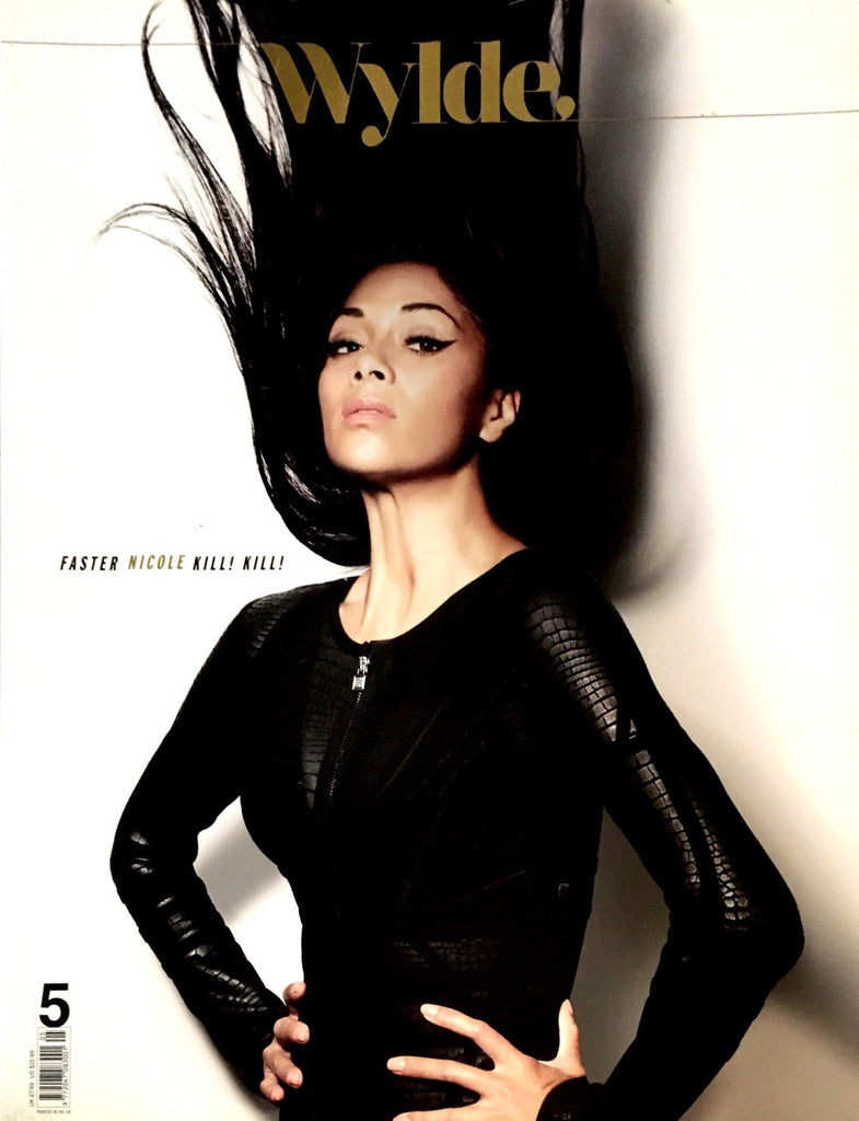 WYLDE Magazine 2013 NICOLE SCHERZINGER Pussycat Dolls MICHAEL LANGE