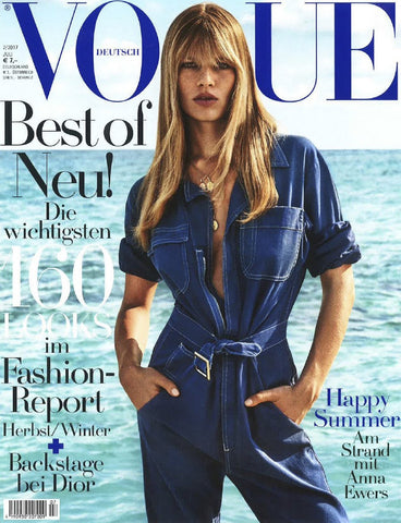 VOGUE Magazine Germany July 2017 ANNA EWERS Nimue Smit GIAMPAOLO SGURA Sealed