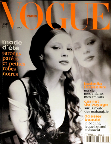 VOGUE Paris Magazine April 1994 NINA BROSH Cecilia Chancellor JAIME RISHAR Rossellini