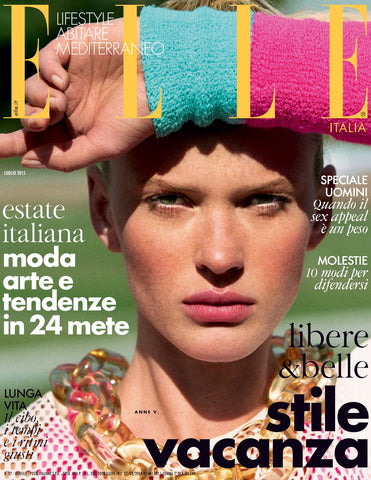 ELLE Magazine Italia July 2015 ANNE V Ashley Graham MAUDE WELZEN Pietro Boselli