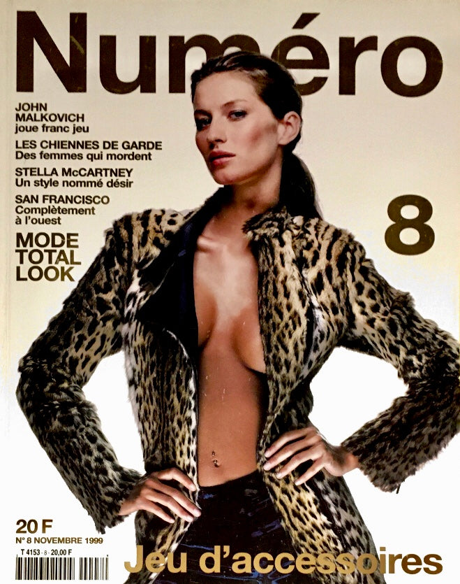 NUMERO PARIS Magazine November 1999 GISELE BUNDCHEN Audrey Marnay STELLA TENNANT
