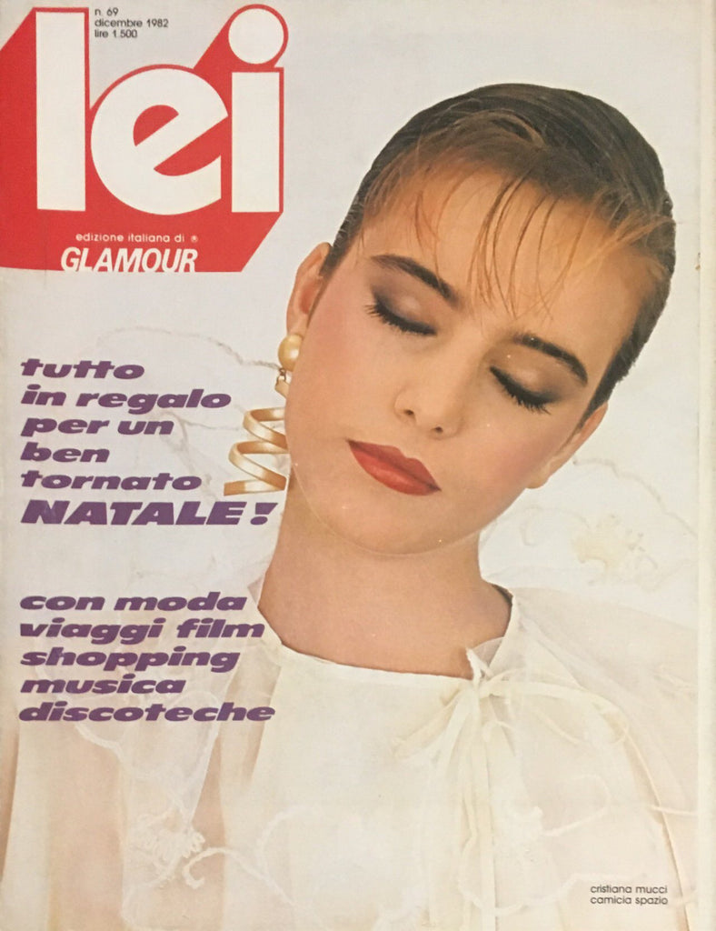 LEI Vintage Magazine December 1982 CRISTIANA MUCCI Marpessa STEVEN MEISEL Herb Ritts