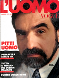 L'UOMO VOGUE Magazine January 1987 MARTIN SCORSESE Marie Sophie Wilson PETER LINDBERGH