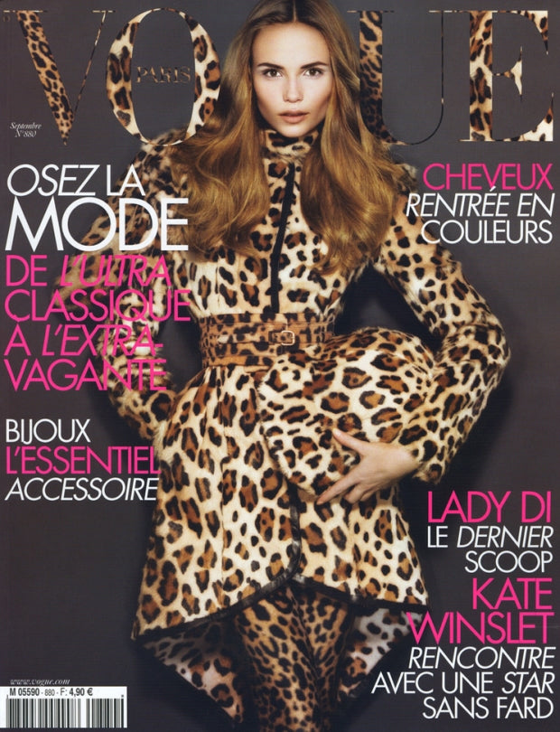 VOGUE Magazine Paris September 2007 NATASHA POLY Daria Werbowy LARA STONE Raquel Zimmermann