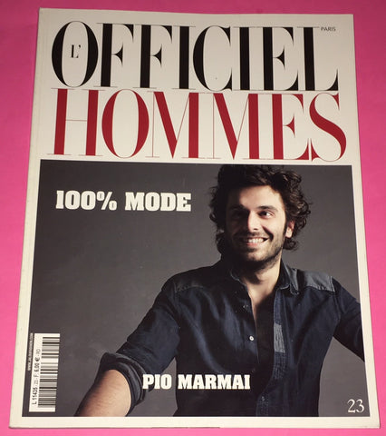 L'OFFICIEL HOMMES Magazine 2011 #23 PIO MARMAI Kat Hessen ZAC TAYLOR Rob Evans