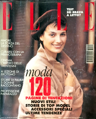 ELLE Magazine Italia 1993 FABIENNE TERWINGHE Shana Zadrick DANIELA PESTOVA Rosie Vela