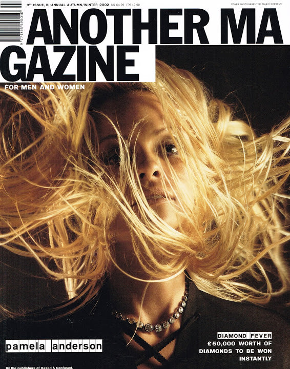 ANOTHER Magazine #3 Winter 2002 PAMELA ANDERSON Jessica Miller NATALIA VODIANOVA