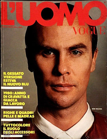 L'UOMO VOGUE Magazine March 1980 #93 BOB WILSON Bruce Weber TREAT WILLIAMS