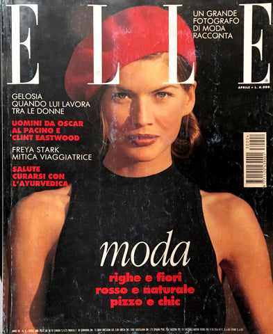 ELLE Italia Magazine April 1993 BASIA MILEWICZ Meghan Douglas NIKI TAYLOR Werner Schreyer - magazinecult