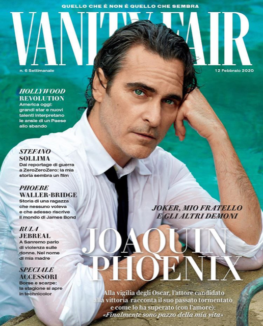 VANITY FAIR Magazine 12 February 2020 JOAQUIN PHOENIX Phoebe Waller Bridge