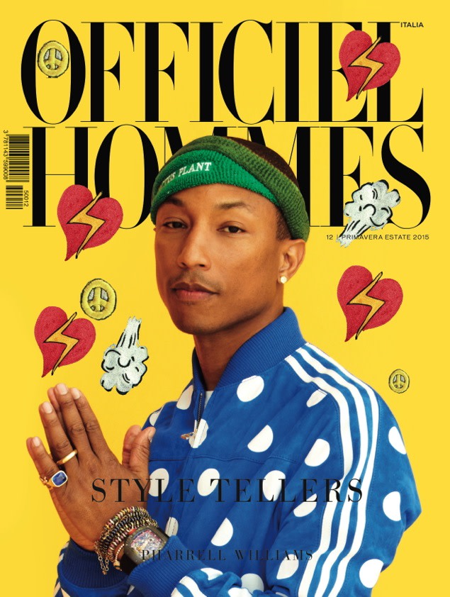 L'OFFICIEL HOMMES Italia Magazine Spring 2015 PHARRELL WILLIAMS Clement Chabernaud XAVIER DOLAN