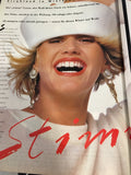 VOGUE Magazine Germany December 1984 PIA LIND Alison Cohn ASHLEY RICHARDSON