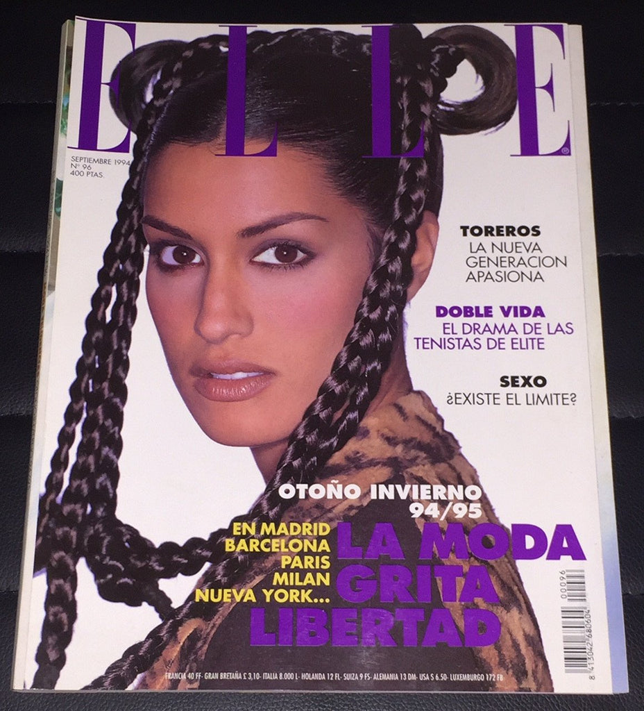 ELLE Spain Magazine September 1994 YASMEEN GHAURI Niki Taylor KIRSTY HUME Trish Goff