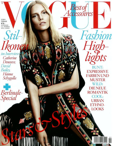 VOGUE Magazine Germany February 2014 SUVI KOPONEN Katlin Aas JULIA HAFSTROM