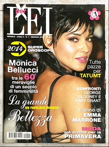Per LEI Magazine January 2014 MONICA BELLUCCI Channing Tatum